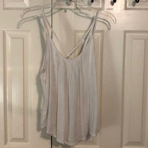White Roxy tank top